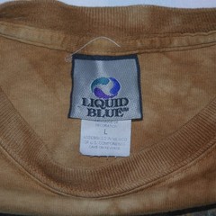 LIQUID BLUE sz Large Leopard Dino Parvano Mill Pond Press Art Panther Cheetah