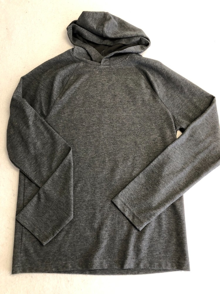 APT.9 Hooded Shirt Mens Medium Performace Premier Flex Gray Layering Hoodie