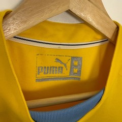 Vintage Y2K SS Lazio Italy FIFA Puma Soccer Football Sports Jersey Yellow Medium