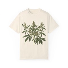 Cannabis Plant Comfort Tee Weed Marijuana Pot Leaf