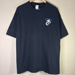 Vintage 2000s US Marine Corps In Remembrance Graphic Tee Black Mens XXL