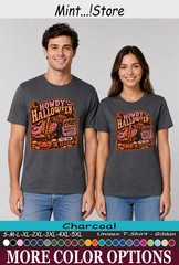 Howdy Halloween Shirt, Western Haunted Motel Pumpkin Tee