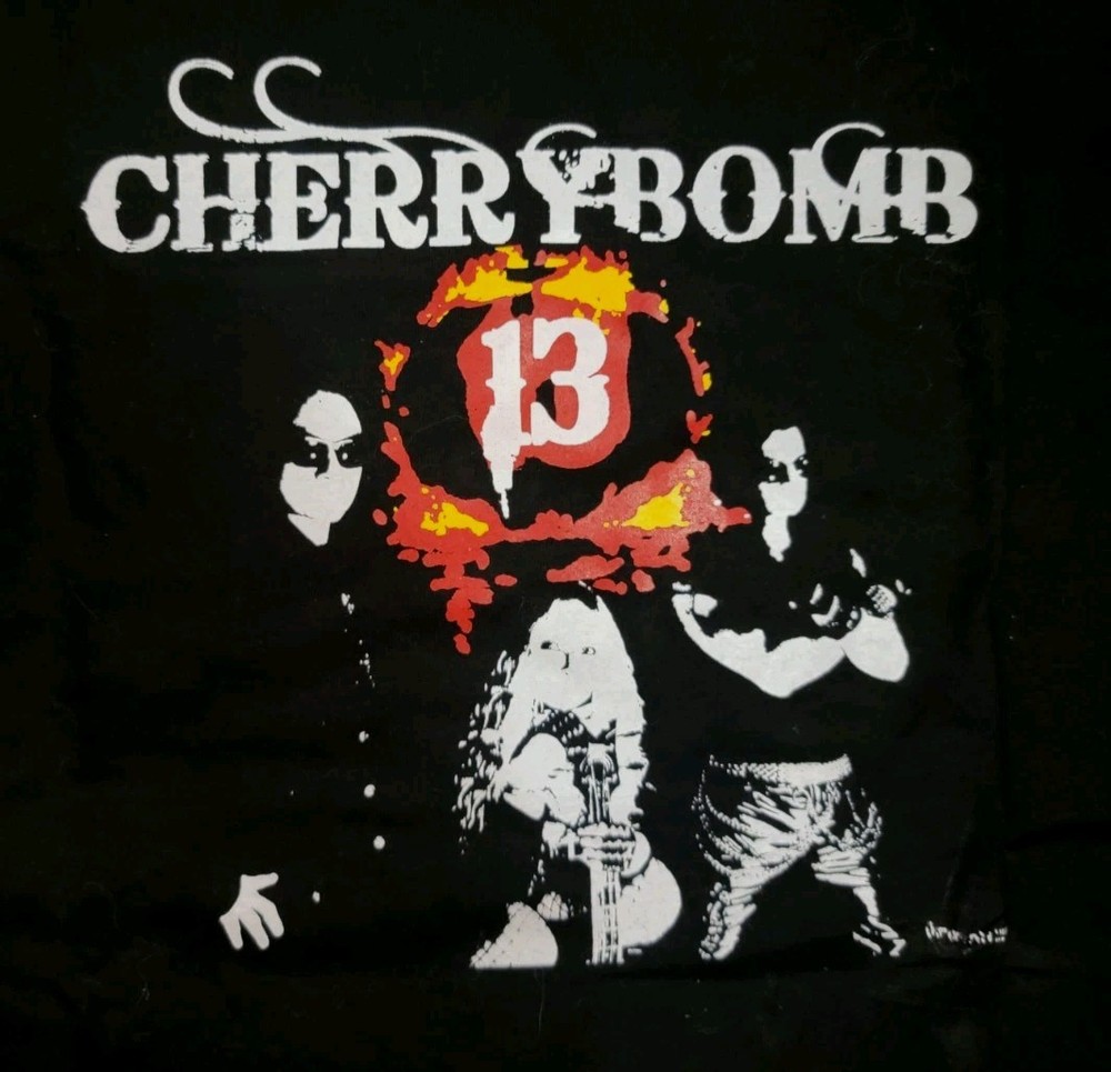Cherrybomb 13 Graphic Black Band Tees Varies Sizes