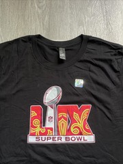 NEW 2025 SUPER BOWL LIX Philadelphia Eagles Kansas City Chiefs T Shirt Tee LARGE