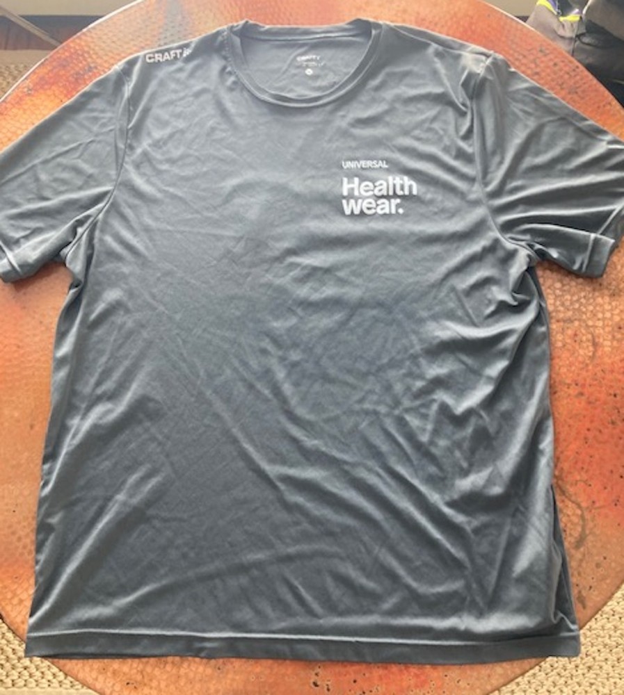 Craft (Swedish Brand) )Universal HealthWear T-Shirt Men’s XL Gray Multi-Sport
