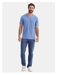 GEORGE Men’s Size XS (30-32) V-Neck Tee Short Sleeve Shirt • Blue Ash Heather