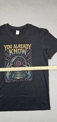 Graphic Crystal Ball T-Shirt Men’s Size S Black Short Sleeve You Already Know…
