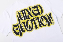 Mixed Emotio Graphic Tee Shirt white Short Sleeve S-M-L-XL