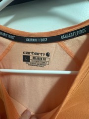 Carhartt Force Relaxed Fit Short-Sleeve Pocket T-Shirt in Orange