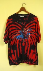 Universal Studios Spider-Man 1990’s Graphic All Over Print Vintage T-Shirt (L)