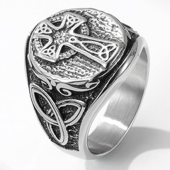 Jude Jewelers Vintage Stainless Steel Christian Cross Celtic Knot Biker Vikin…