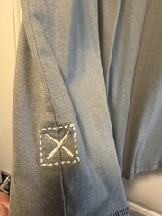 Cuts Clothing Curve Hem Tee Mens L Slate Gray Short Sleeve