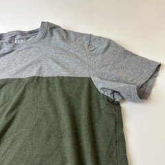 APT 9 Shirt Mens Large Gray Olive Green Premier Flex Crewneck Casual Tee Soft