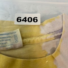 Vintage 90s Tie-Dye Yellow & Purple Graphic T-Shirt XL Soft Tee Made In USA