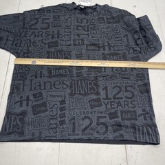 Hanes Shirt Mens 3XL Gray 125 Years Anniversary Graphic Tee Beefy-T 5180 Allover