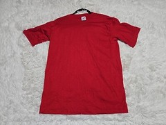 Vintage Jerzees Blank L T-Shirt Single Stitch Red Tee Grunge Skater Normcore USA