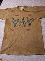 Andrea Bragg Design vintage single stitch graphic t shirt L Made In Canada