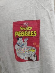 Vintage 90s The Flintstones Fruity Pebbles Cereal T Shirt Single Stitch XL
