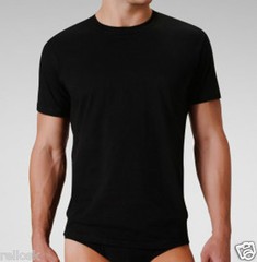 3 CALVIN KLEIN CREW OR V NECK WHITE BLACK GRAY SIZES S M L XL COTTON T-SHIRTS