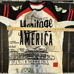 The Heritage By America Denim Distillery Working Class Heros T Shirt Size Med