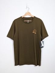 Converse Holiday Skate Tee Graphic Print Short Sleeve T-shirt Medium Khaki