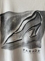 VINTAGE 90s Parade Of Shoes Fashion Footwear Graphic Art T-Shirt – Large