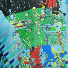 New Unworn Vtg Grateful Dead Las Vegas Band T Shirt Ripple Junction 90s Tie Dye