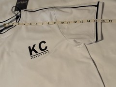Kenneth Cole Men’s City Dweller Logo T-Shirt Crew Neck Cotton Black White Short…