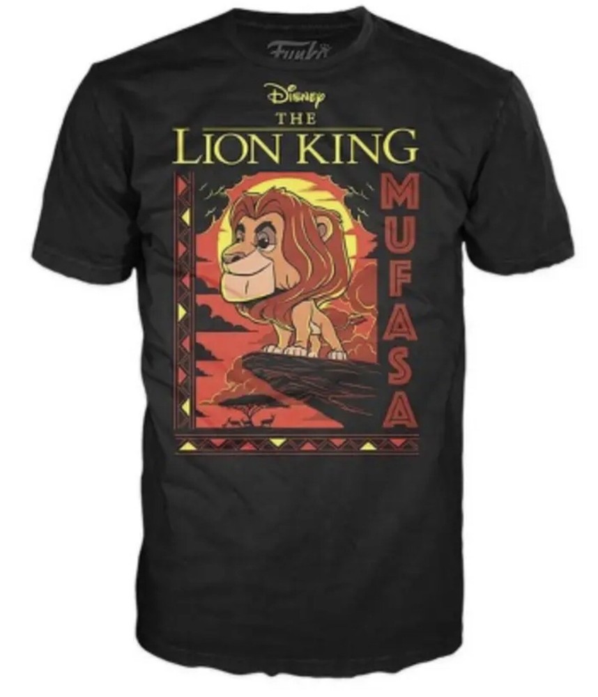 Funko Tee Lion King Mufasa Shirt Size Small Black Target Collectors Edition
