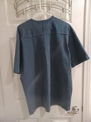 John Ashford Adventure Men’s Large Blue Vintage V Neck Shirt