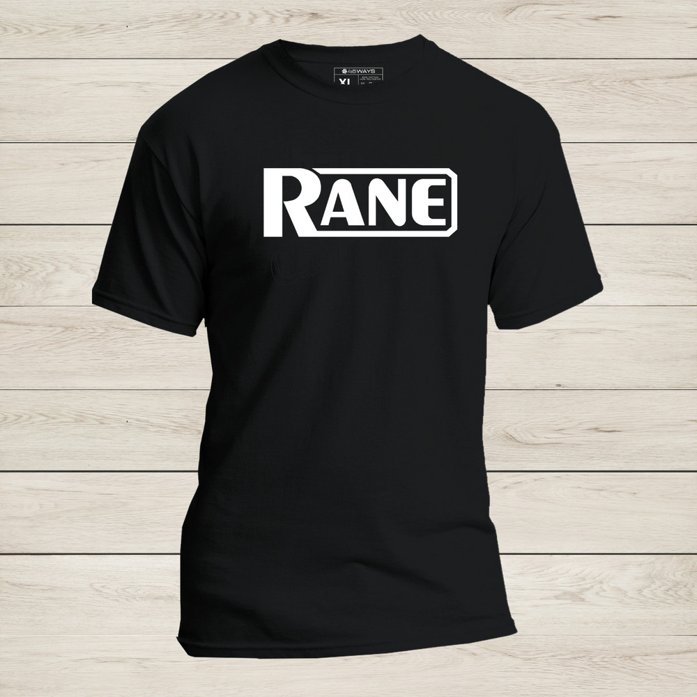 Rane Logo Black T-Shirt – Soft Modern Fit DJ 1200 Turntable Tee