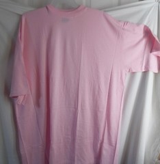 PINK EXTRA LONG T-SHIRT SHORT SLEEVE CHEST 33″ SLEEPSHIRT MEN WOMEN FITS 5X 6X