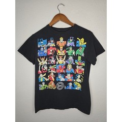 DC Comics Originals Shirt Small Cartoon Super Hero Villain Comic Black Tee