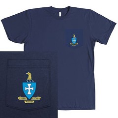 Sigma Chi Fraternity Bella + Canvas POCKET Shirt Sig Chi Crest