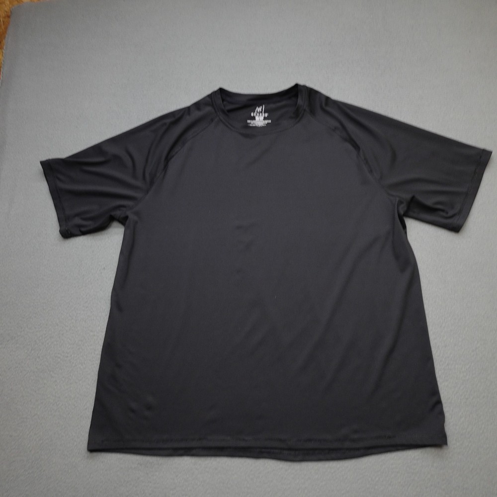 George T Shirt Men’s Size 2XL (50-52) Black Activewear Stretch Short Sleeve