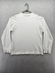 Helmut Lang Shirt Mens XL White Adrienne Salinger Photo Graphic Long Sleeve Tee