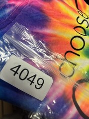 Tie Dye Men’s Medium T-Shirt Choose Kind Shirt Swirl Spiral Colorful Rainbow