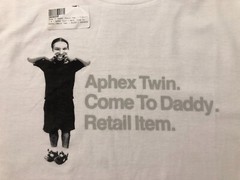 100% Authentic 2018 Aphex Twin Come To Daddy T-shirt Size S Small Retail Item