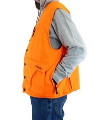 Cabela’s Men’s Hunting Vest Sportsman Outdoor Tactical Pack Gear Blaze Orange