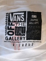 Vans New Mens White OTW Gallery Will Graphic Print Short Sleeve Shirt Size XL