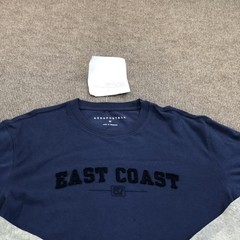 Aeropostale Shirt Mens Medium Blue East Coast 2 In 1 Long Sleeve Tee Tagless
