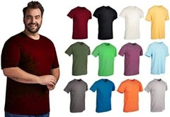 BILLIONHATS 36 Pack of Mens Plus Size Tshirts, Big & Tall, Colorful Packs