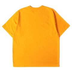 WTAPS T-Shirt Yellow M Logo Patch Heavy 23SS Aoyama Limited Short Sleeve 5286