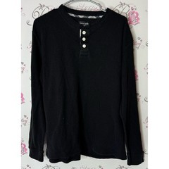Pierre Cardin thermal waffle knit shirt long sleeve Thermal Henley Long Sleeve