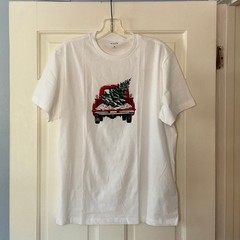 J.Crew Holiday tree and truck graphic tee Men’s Size M NWT Christmas Festive