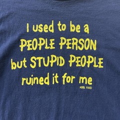 Vintage Kool Tees Shirt Mens Large Blue Funny Sarcastic People Person Tee
