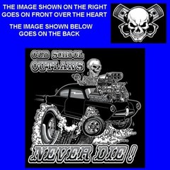 HENRY J KAISER OLD SCHOOL MUSCLE HOT ROD OUTLAW GASSER DRAG CAR SKULL WORK SHIRT