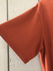 I’m Brian Mens T Shirt Rust Orange Made in Italy 55% Rayon Tee Size XL Quality!!