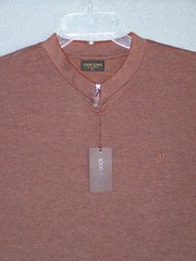 LOUIS LONG Shirt Adult XXL 2XL 54 Brown Italian Brand Classic Designer Italy Men