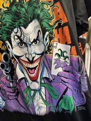 Vintage Single Stitch T Shirt Lot 1989 Joker Haha Batman Size M Nice Condition